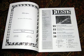 Firsts Magazine, Cover Story Featuring The Hobbit and J.R.R. Tolkien