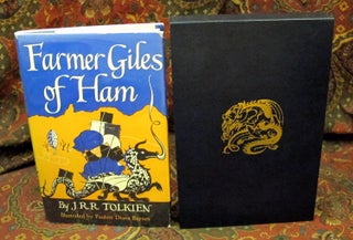 Custom Leather Slipcase for The Adventures of Tom Bombadil or Farmer Giles of Ham, UK and US 1st Editions