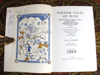 Farmer Giles of Ham, The Rise and Wonderful Adventures of Farmer Giles, Lord of Tame, Count of Worminghall and King of the Little Kingdom, in Custom Slipcase
