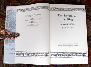 The Lord of the Rings, 1st UK Edition with Dustjackets and Custom Leather Slipcase