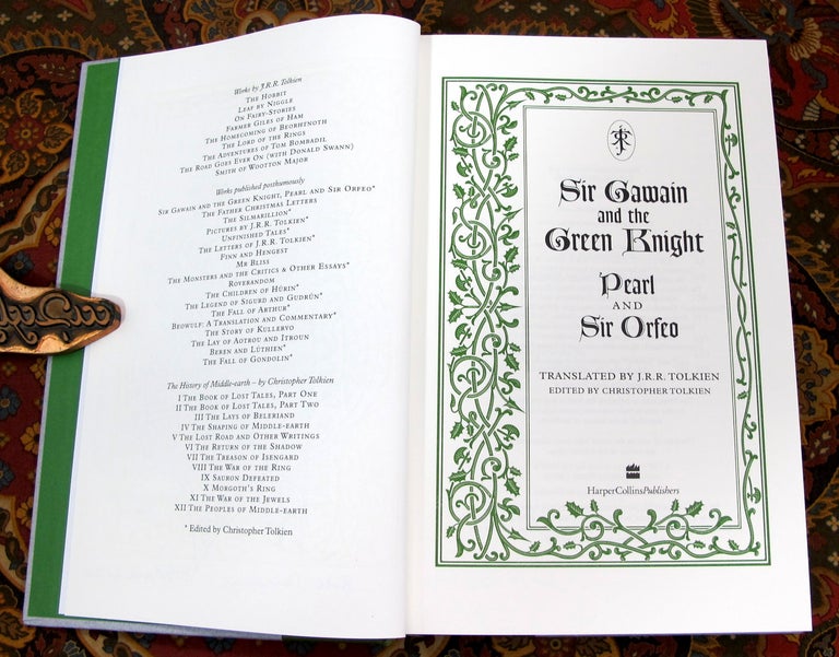 Item #2386 Sir Gawain and the Green Knight, Pearl and Sir Orfeo. J. R. R. Tolkien.
