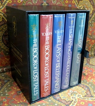 The History of Middle Earth, Volumes 1 - 12, 1st US Editions, 1st Impressions with Leather Slipcases
