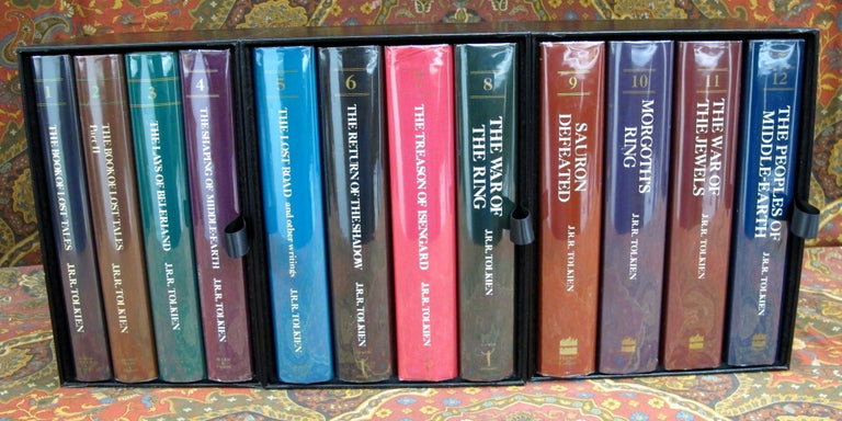 Item #2495 The History of Middle Earth, Volumes 1 - 12 All 1st Impressions with Custom Slipcases....