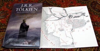 The Children of Hurin - 1st US Edition Signed By Christopher Tolkien & Alan Lee on Publishers Bookplate, with Custom Leather Slipcase