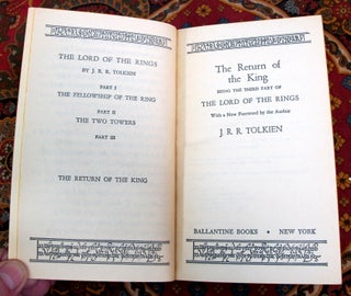 The Lord of the Rings, Authorized Edition in Black, White and Red Publishers Slipcase