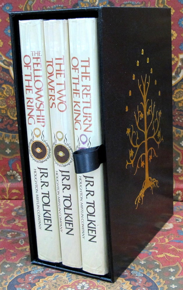 Item #2577 The Lord of the Rings, Later Printings of 2nd Edition in Custom Leather Slipcase. J....