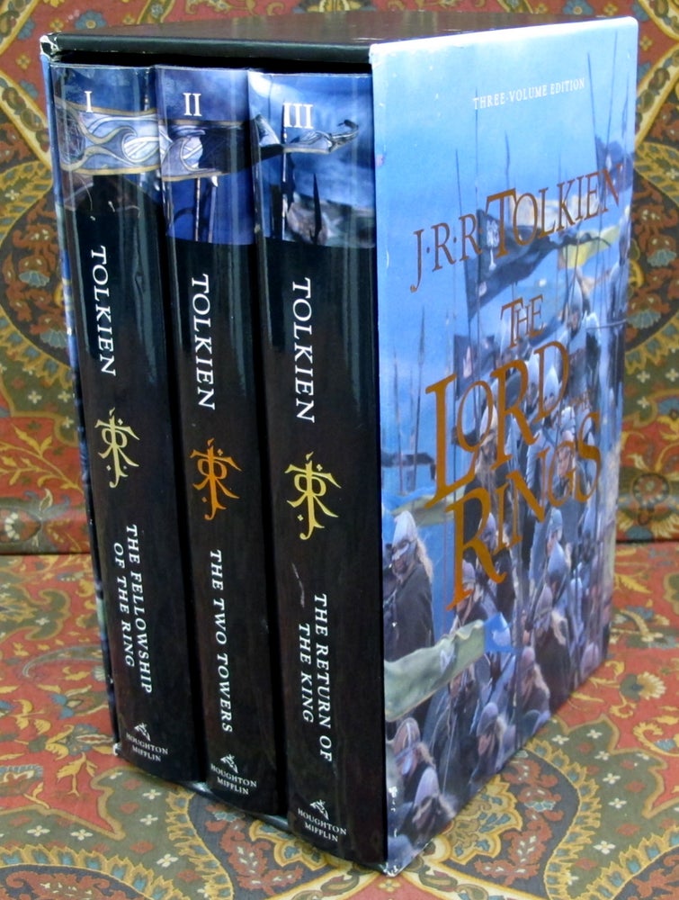 Item #2580 The Lord of the Rings with Publishers Film Tie-In Illustrations to Slipcase. J. R. R. Tolkien.