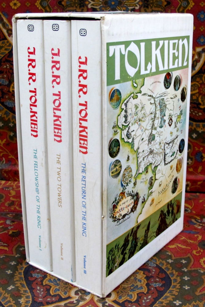 Item #2582 THE LORD OF THE RINGS, Original Pauline Baynes Illustrated Slipcase. J. R. R. Tolkien.