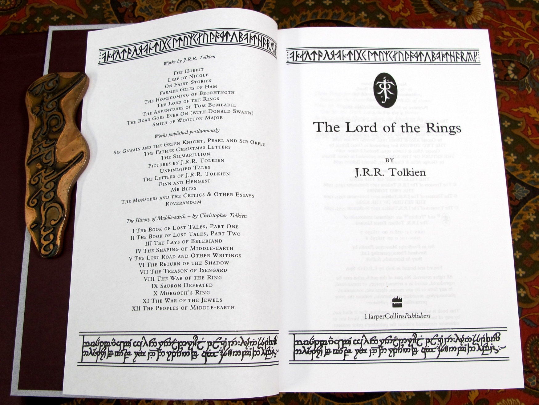 The Lord of the Rings, 50th Anniversary UK Deluxe Edition, 2nd Impression, J. R. R. Tolkien