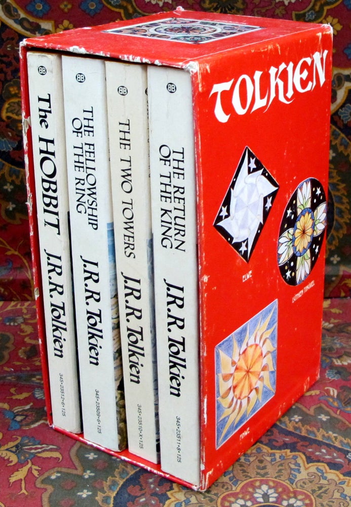 Item #2619 The Hobbit and The Lord of the Rings, Four Paperback Book Boxset from 1973. J. R. R....