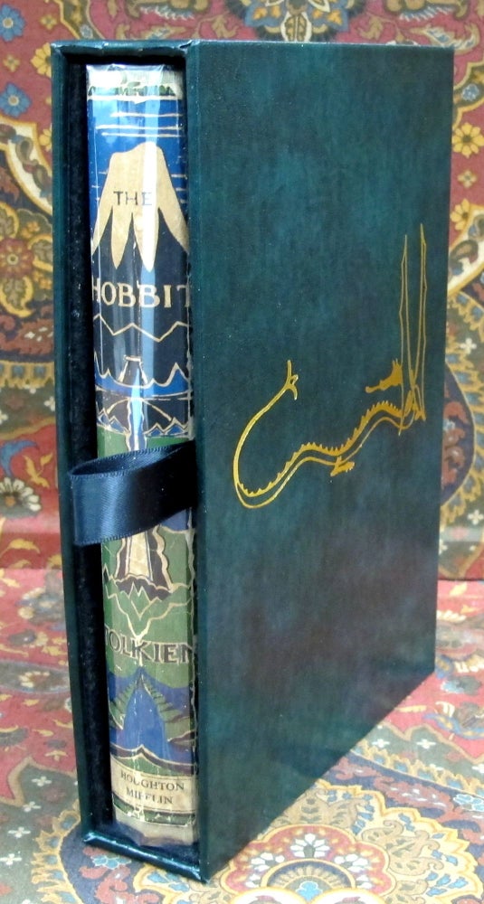 Item #2632 The Hobbit or There and Back Again, 2nd US Edition 1958 with Custom Leather Slipcase. J. R. R. Tolkien.