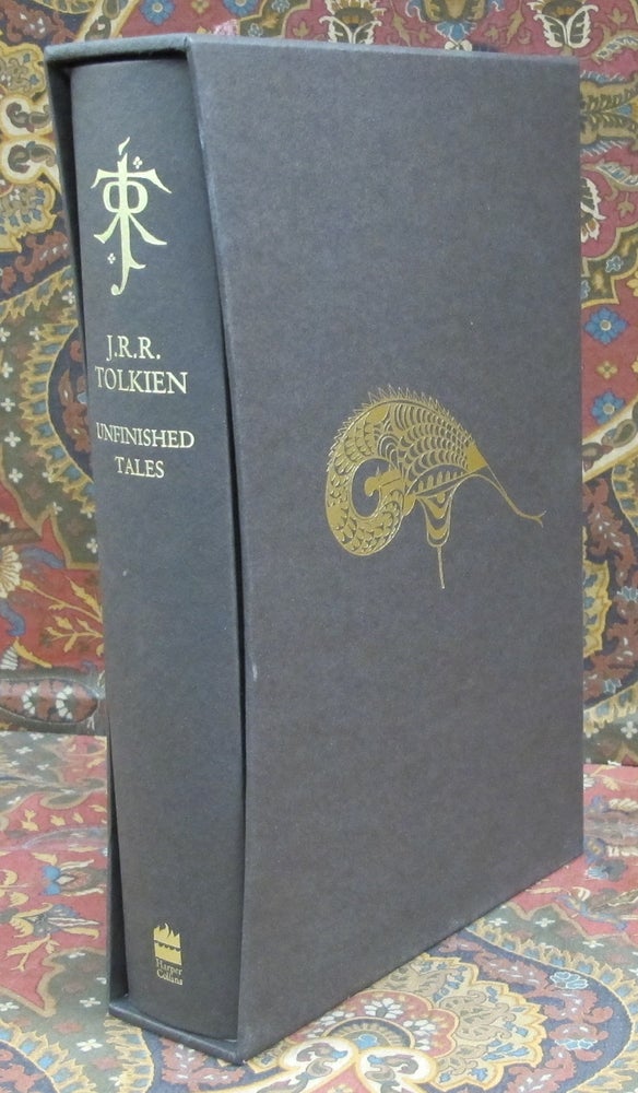 Item #2647 Unfinished Tales, UK Deluxe Edition with Slipcase, 1st Impression. J. R. R. Tolkien