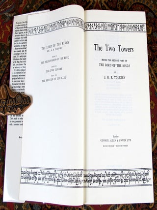The Lord of the Rings, 1974 2nd UK Edition in Custom Black Leather Slipcase.