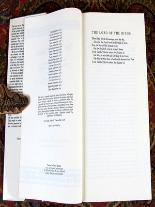 The Lord of the Rings, 1974 2nd UK Edition in Custom Black Leather Slipcase.