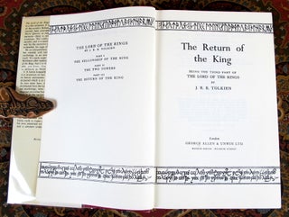 The Lord of the Rings, 1974 2nd UK Edition in Custom Black Leather Slipcase.