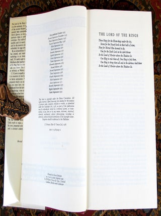 The Lord of the Rings, 1974 2nd UK Edition in Custom Black Leather Slipcase.