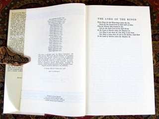 The Lord of the Rings, 1974 2nd UK Edition in Custom Black Leather Slipcase.