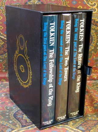 The Lord of the Rings, 1974 2nd UK Edition in Custom Black Leather Slipcase.