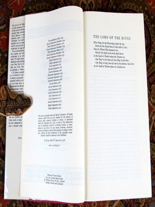 The Lord of the Rings, 1974 2nd UK Edition in Custom Black Leather Slipcase.