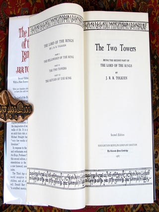 The Lord of the Rings, 2nd US Edition, 1st Impression Set in Custom Leather Slipcase