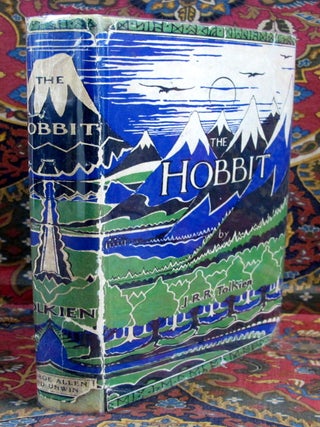 The Hobbit, or There and Back Again, 1956 UK 8th Impression in 8th Impression Dustjacket. J R. R. Tolkien.