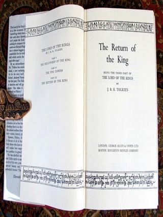 The Lord of the Rings, UK 1st Edition Later Impressions in Custom Red Leather Slipcase