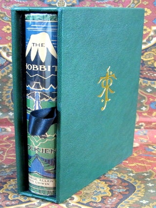 The Hobbit, or There and Back Again, 1955 UK 7th Impression in 7th Impression Dustjacket, with Custom Morocco Slipcase