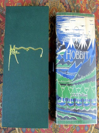 The Hobbit, or There and Back Again, 1955 UK 7th Impression in 7th Impression Dustjacket, with Custom Morocco Slipcase