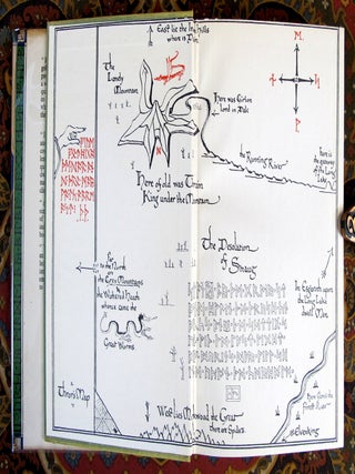 The Hobbit, or There and Back Again, 1955 UK 7th Impression in 7th Impression Dustjacket, with Custom Morocco Slipcase
