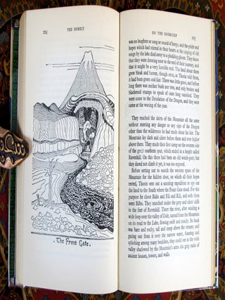 The Hobbit, or There and Back Again, 1955 UK 7th Impression in 7th Impression Dustjacket, with Custom Morocco Slipcase