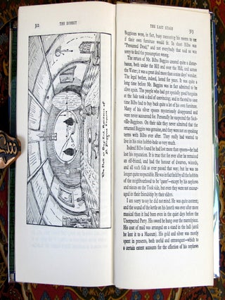The Hobbit, or There and Back Again, 1955 UK 7th Impression in 7th Impression Dustjacket, with Custom Morocco Slipcase