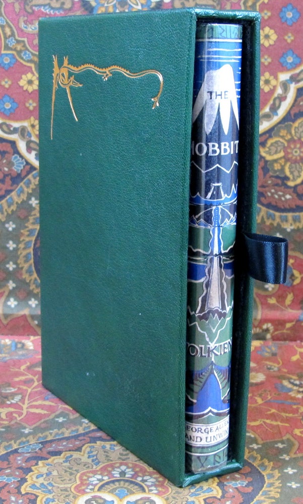 Item #2800 The Hobbit, or There and Back Again, 1946 1st Edition in Custom Morocco Slipcase. J. R...