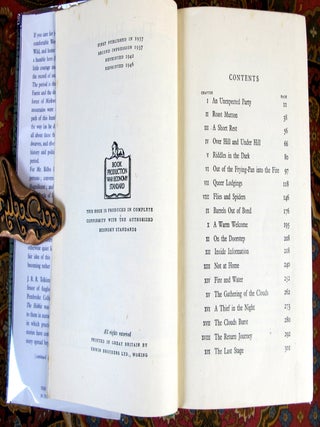The Hobbit, or There and Back Again, 1946 1st Edition in Custom Morocco Slipcase