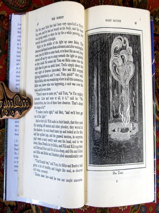 The Hobbit, or There and Back Again, 1946 1st Edition in Custom Morocco Slipcase
