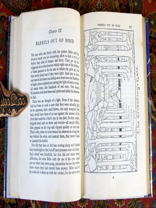 The Hobbit, or There and Back Again, 1946 1st Edition in Custom Morocco Slipcase