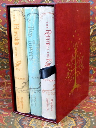 The Lord of the Rings, 1st US Edition, Early Printngs with Dustjackets, Variant Cloth, and Custom. J. R R. Tolkien.