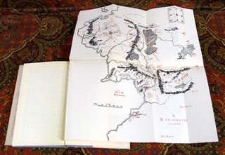 The Lord of the Rings, 1st US Edition, Early Printngs with Dustjackets, Variant Cloth, and Custom Leather Slipcase.