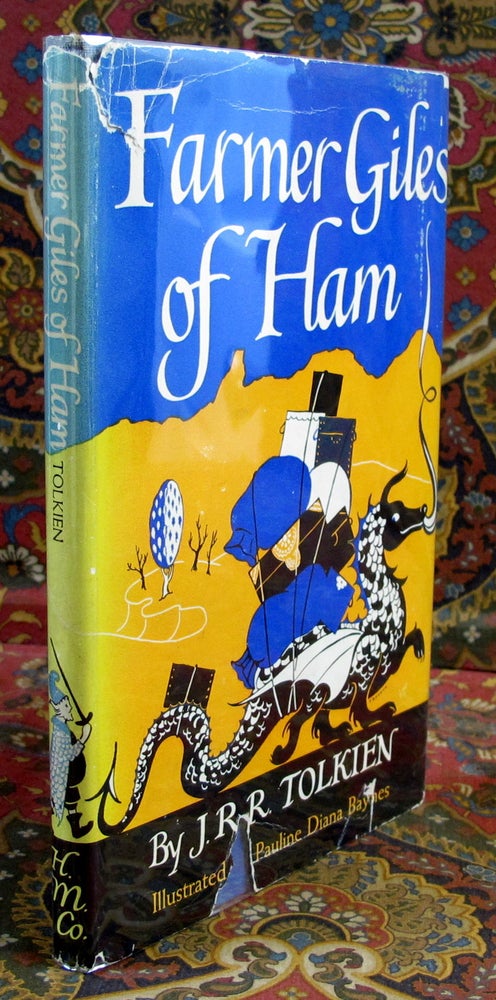 Item #2815 Farmer Giles of Ham, 1st US Edition, 1st Impression in Original Dustjacket. J R. R....