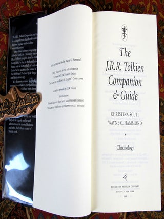 The J.R.R. Tolkien Companion and Guide, 1st US Edition, 1st impressions