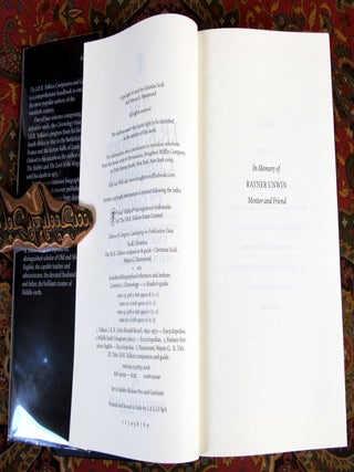 The J.R.R. Tolkien Companion and Guide, 1st US Edition, 1st impressions