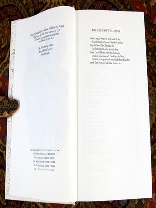 The Lord of the Rings, 1990 2nd Style Folio Society Set in their Publishers Slipcase