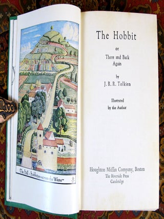 The Hobbit, or There and Back Again, 1963 14th Impression in Dustjacket, with Custom Leather Slipcase