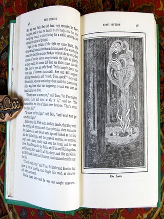 The Hobbit, or There and Back Again, 1963 14th Impression in Dustjacket, with Custom Leather Slipcase