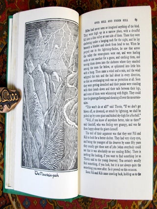 The Hobbit, or There and Back Again, 1963 14th Impression in Dustjacket, with Custom Leather Slipcase