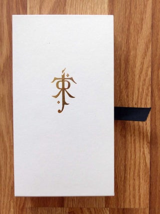 Custom Leather Slipcase for The Children of Hurin, The Silmarillion, Unfinished Tales, Beren and Luthien, and The Fall of Gondor, UK and US Editons, Full Leather