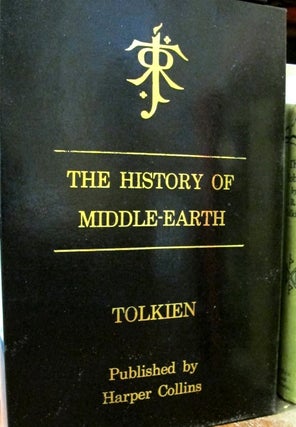 Custom Leather Slipcase for the 3 Volume History of Middle Earth