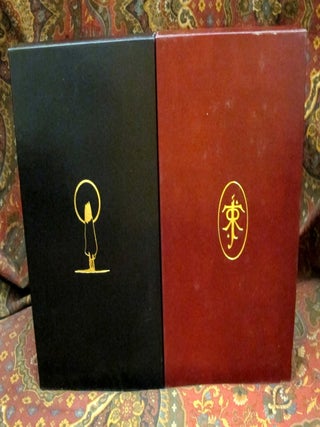 Custom Leather Slipcase for The Story of Kullervo, 1st Editons, Full Leather and Felt Lined