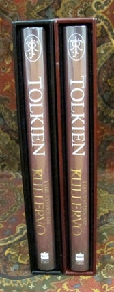 Custom Leather Slipcase for The Story of Kullervo, 1st Editons, Full Leather and Felt Lined