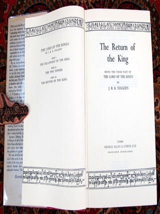 The Lord of the Rings, UK 1st Edition Later Impressions in Custom Red Leather Slipcase