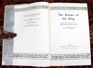 The Lord of the Rings, UK 1st Edition Later Impressions in Custom Red Leather Slipcase